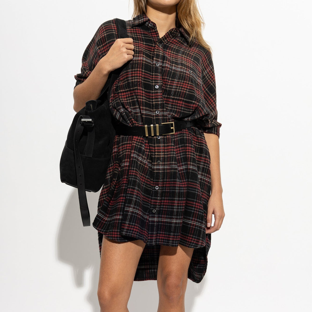 Plaid Oversized Boxyshirtdress
