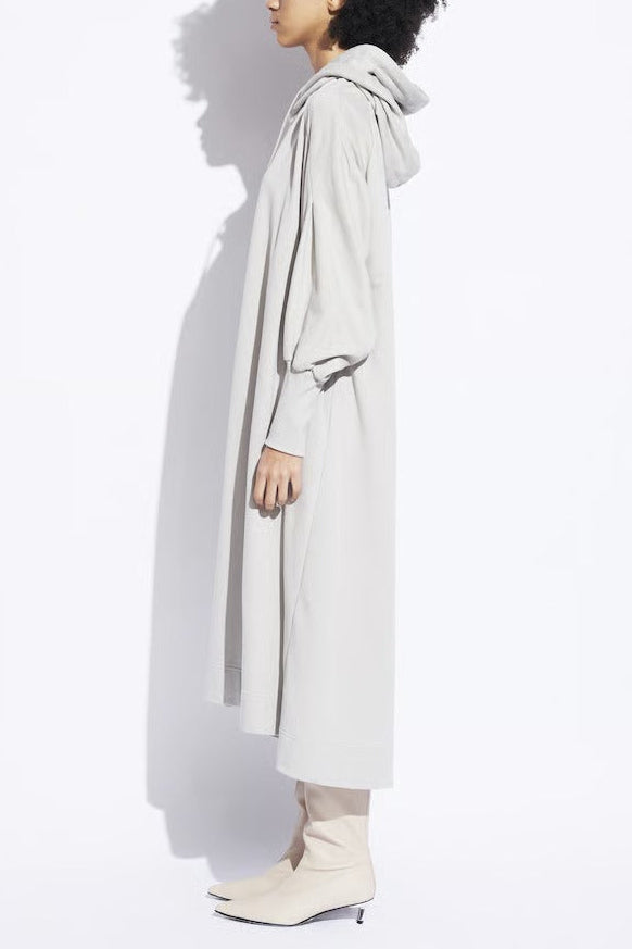 “BASICS” 40/20 Cotton Fleece Hooded Dress