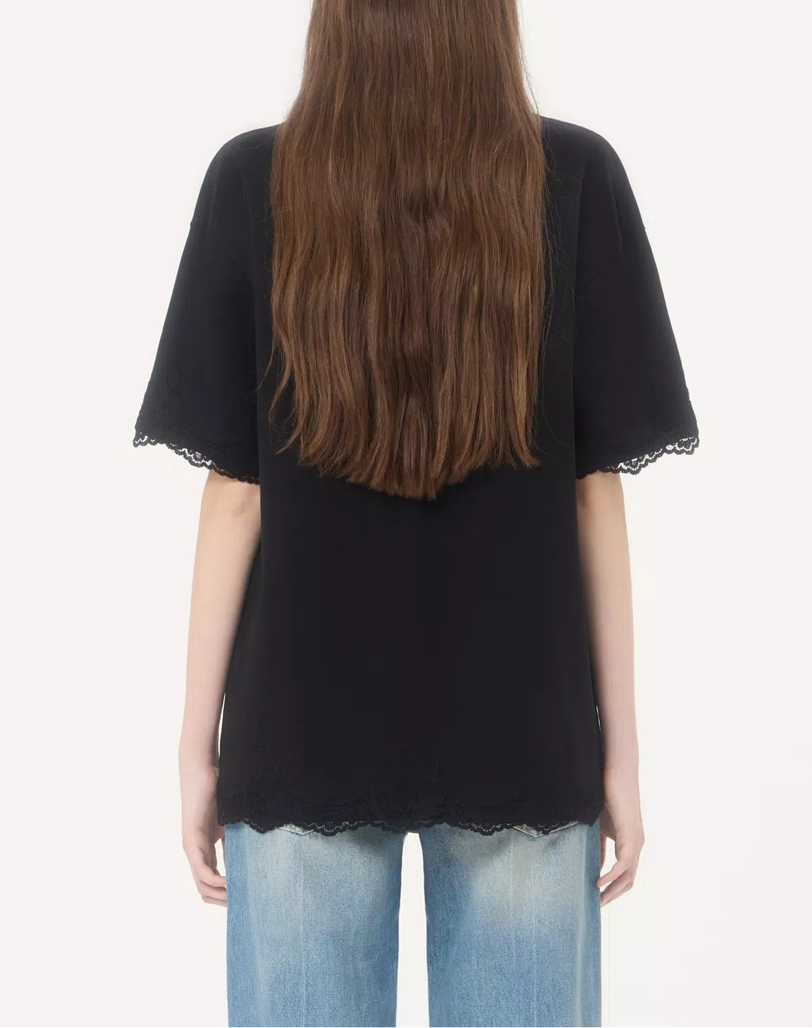 レース コットン Tシャツ