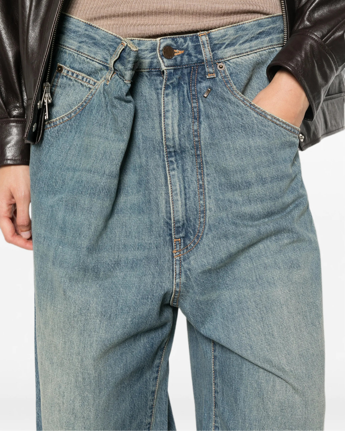 INES - FOLD OVER DENIM