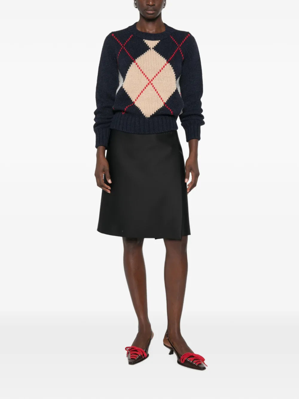 Argyle Knit Sweater