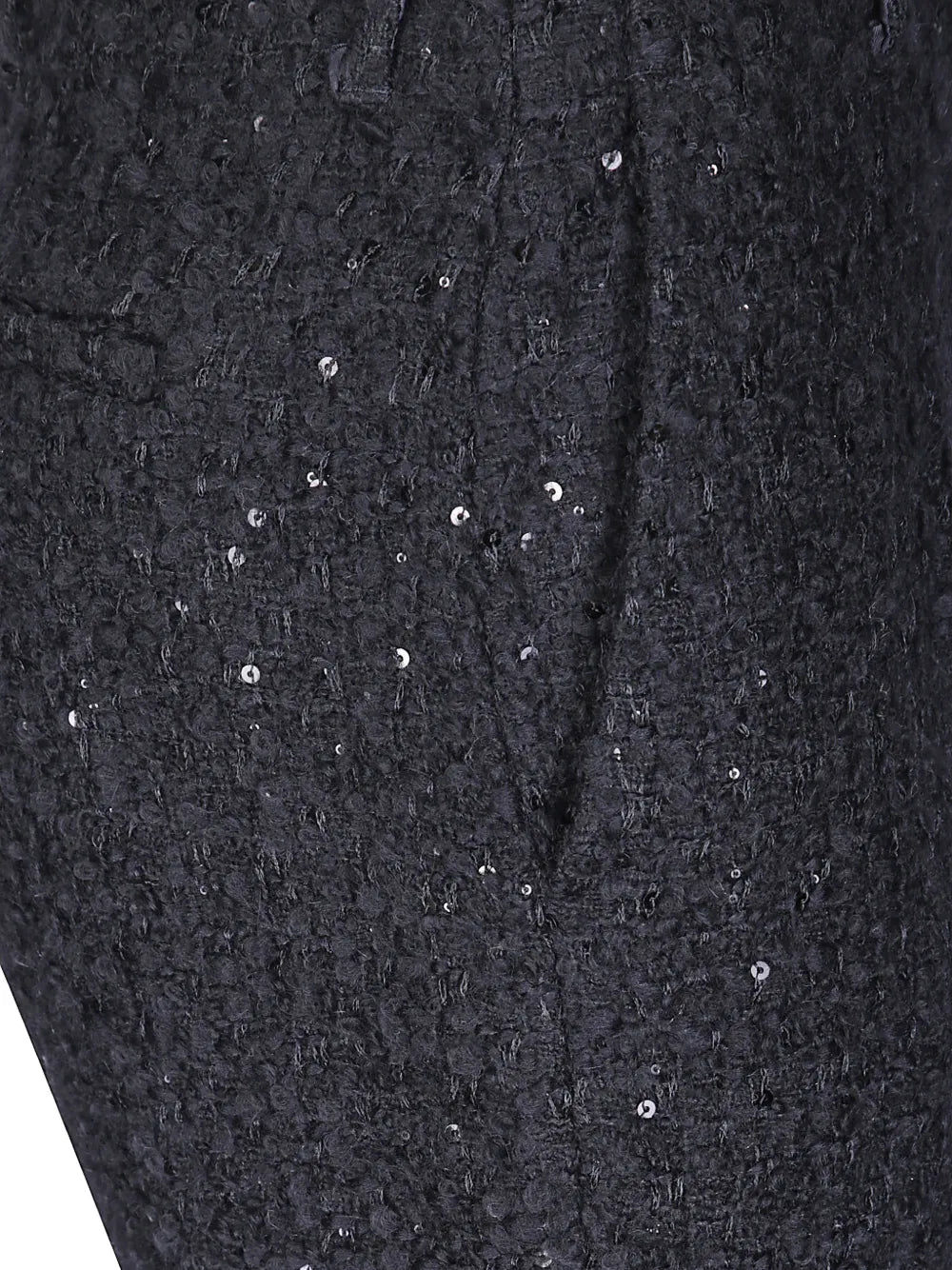 MADEMOISELLE TWEED-DECHIRE CAPRI PANTS