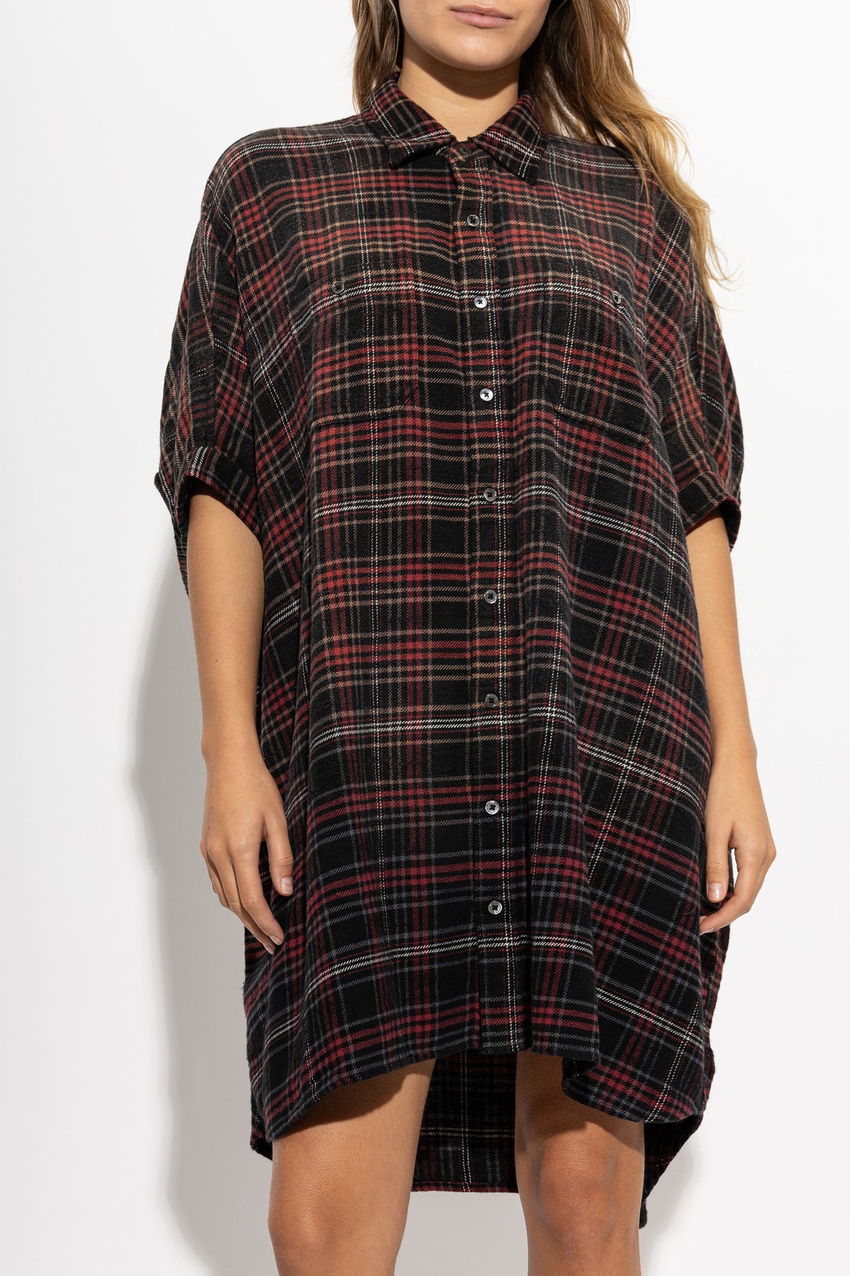 Plaid Oversized Boxyshirtdress