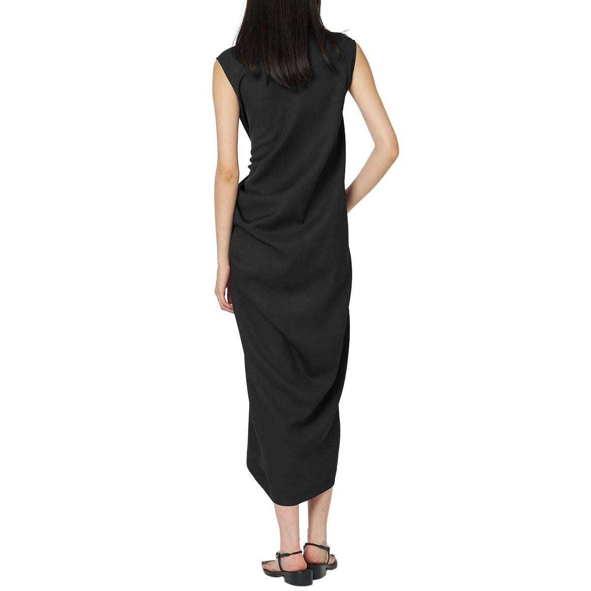 LULEA - SUMMER WOOL DRAPED DRESS