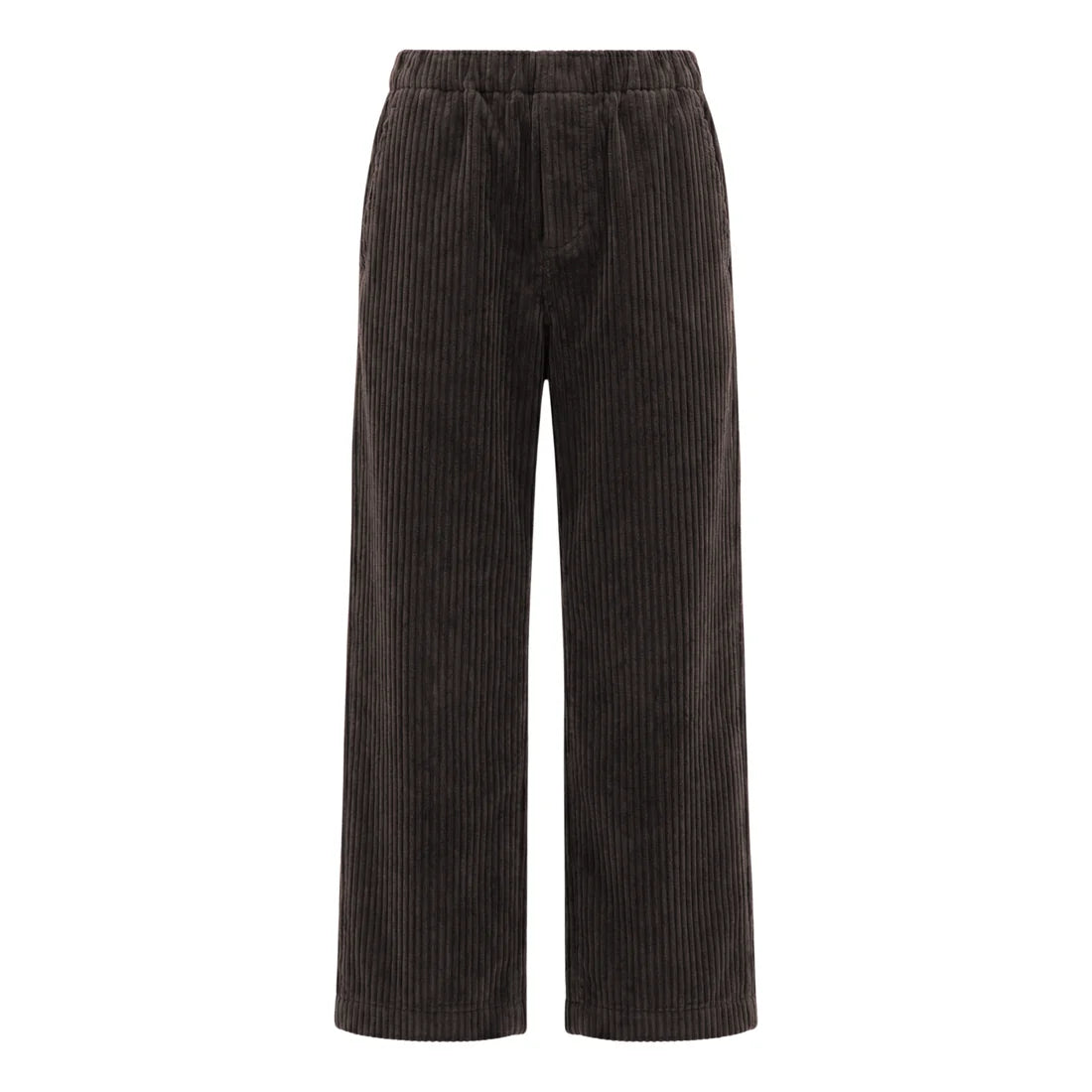 Ed Unlined Exaggerated Cotton Corduroy Drawstring Trousers