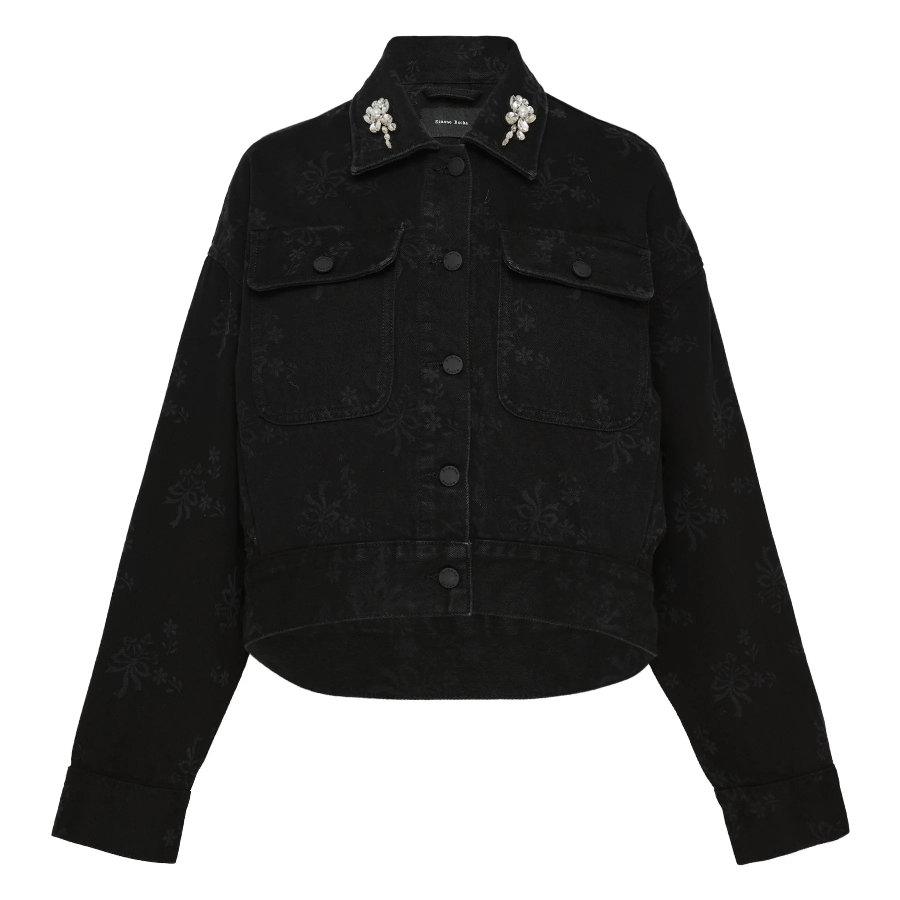 Cropped Utility Pocket Jacket