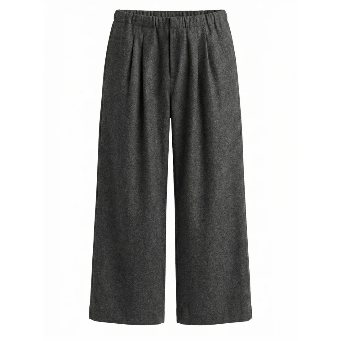 Trace Pleated Midweight Felted Wool Drawstring Trousers