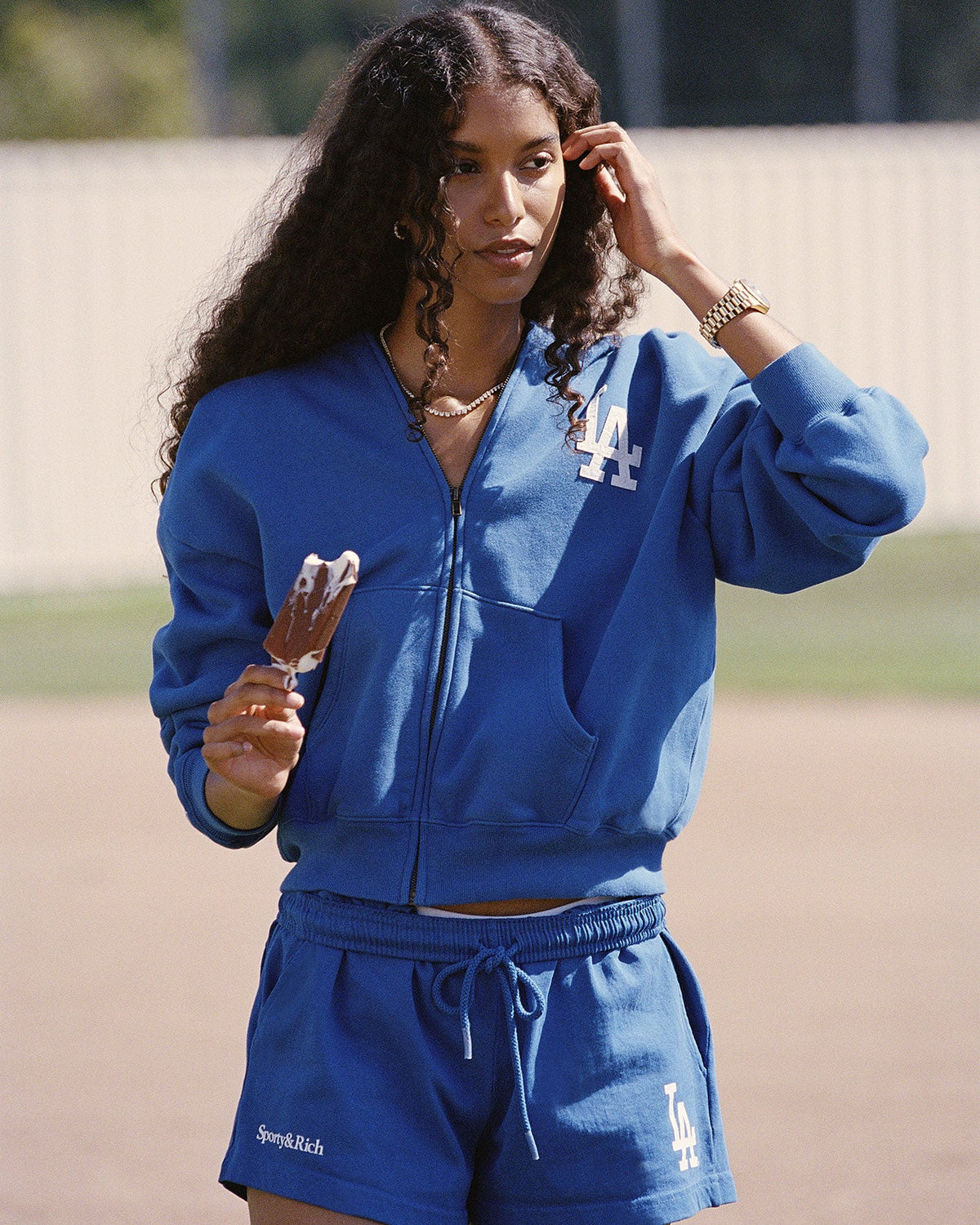 LA Serif Zip Hoodie