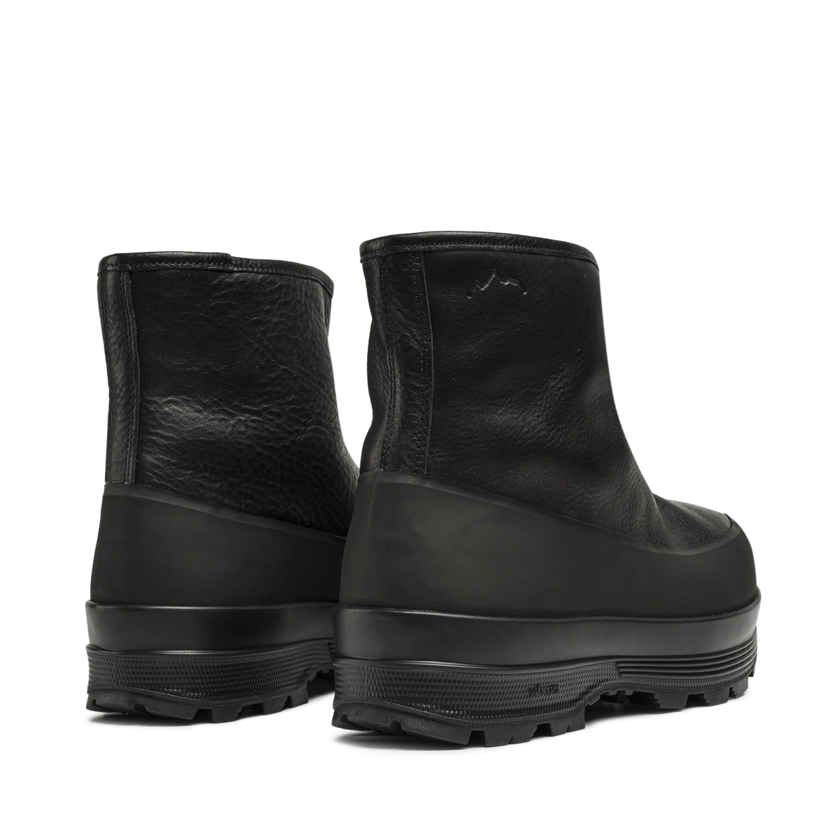Badia Shearling Black Leather
