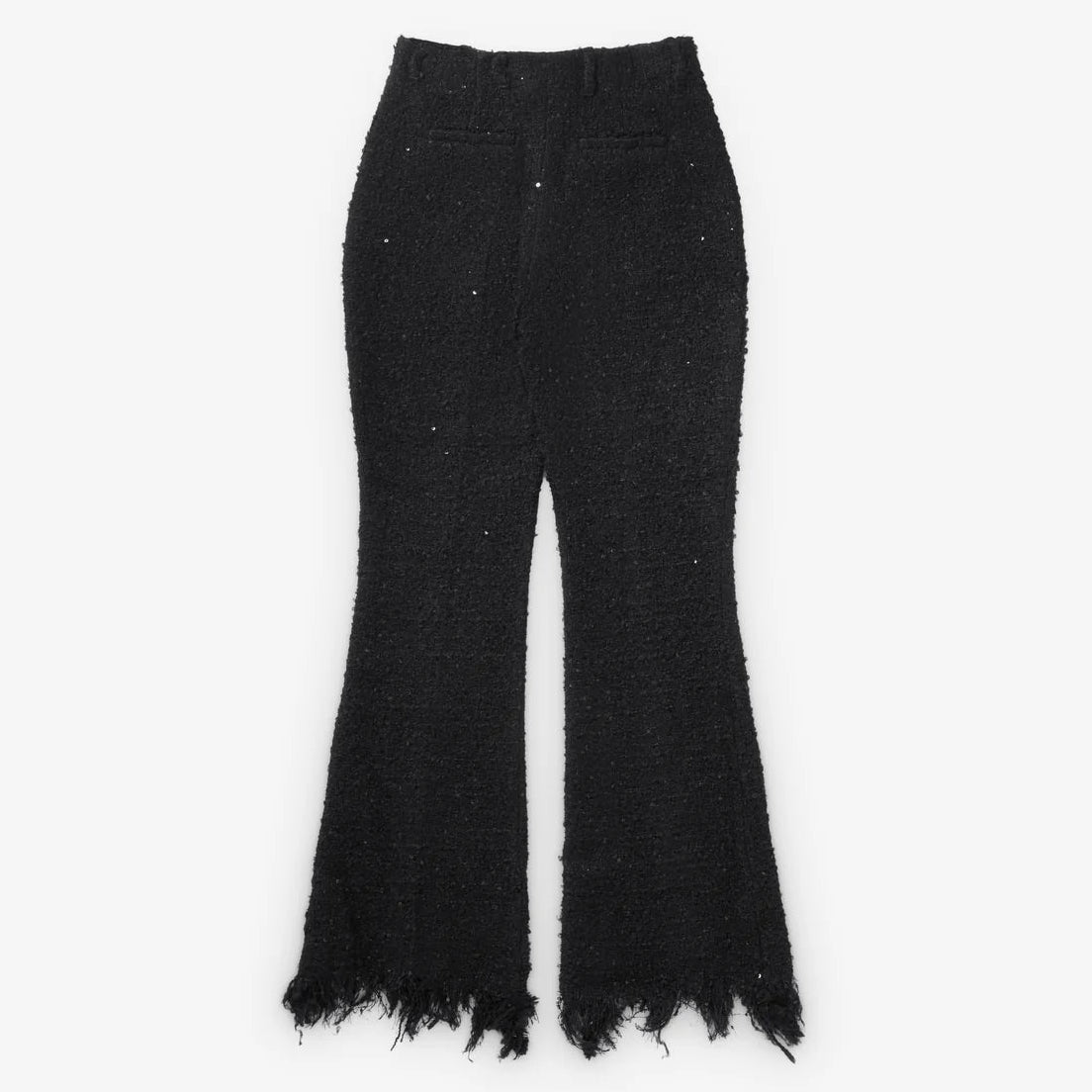 MADEMOISELLE TWEED-DECHIRE CAPRI PANTS
