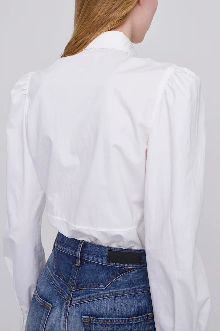 ORGANIC COTTON EMBROIDERED BLOUSE