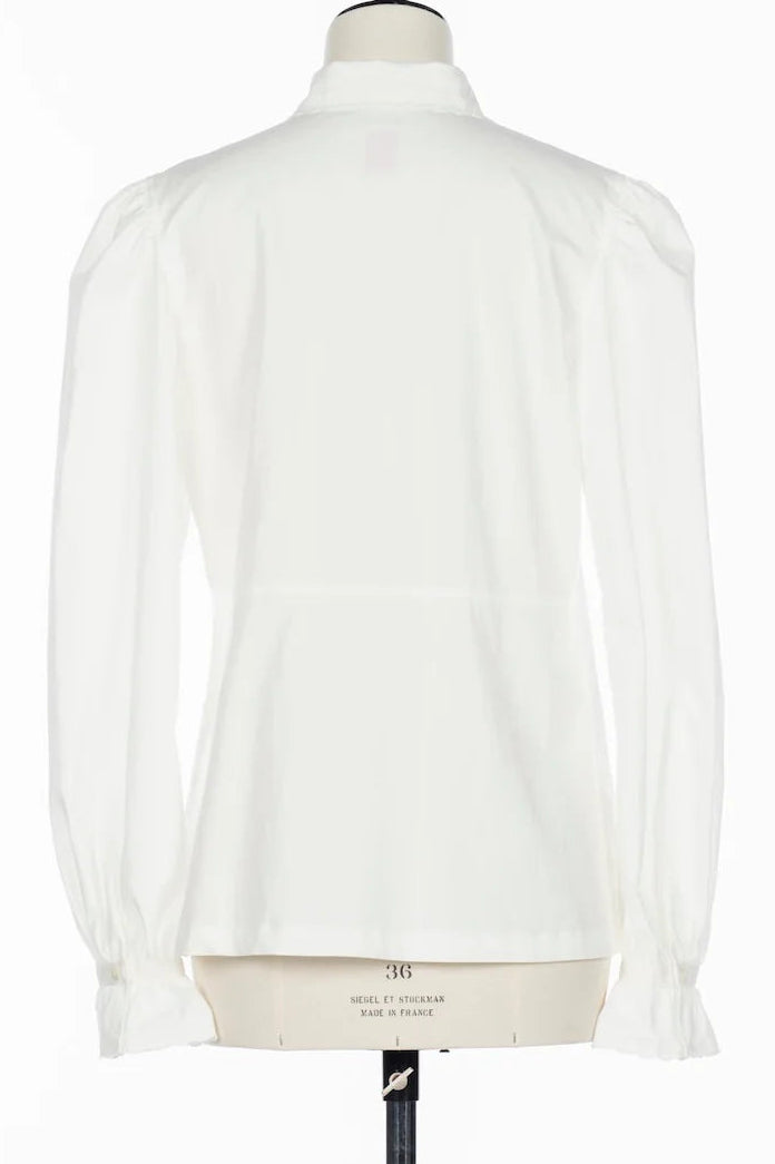 ORGANIC COTTON EMBROIDERED BLOUSE