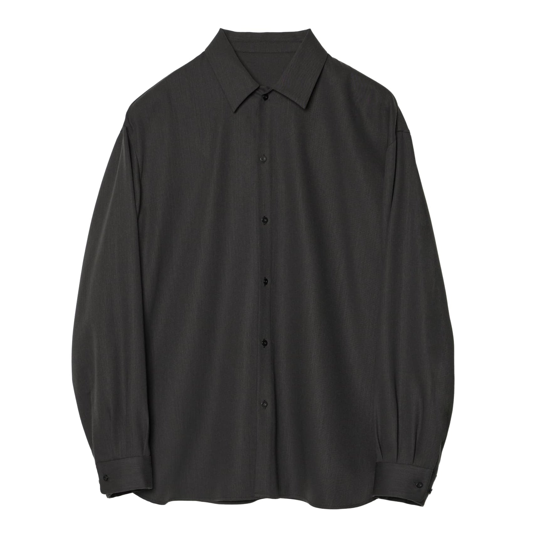 SMALL-COLLAR RELAXED SHIRT