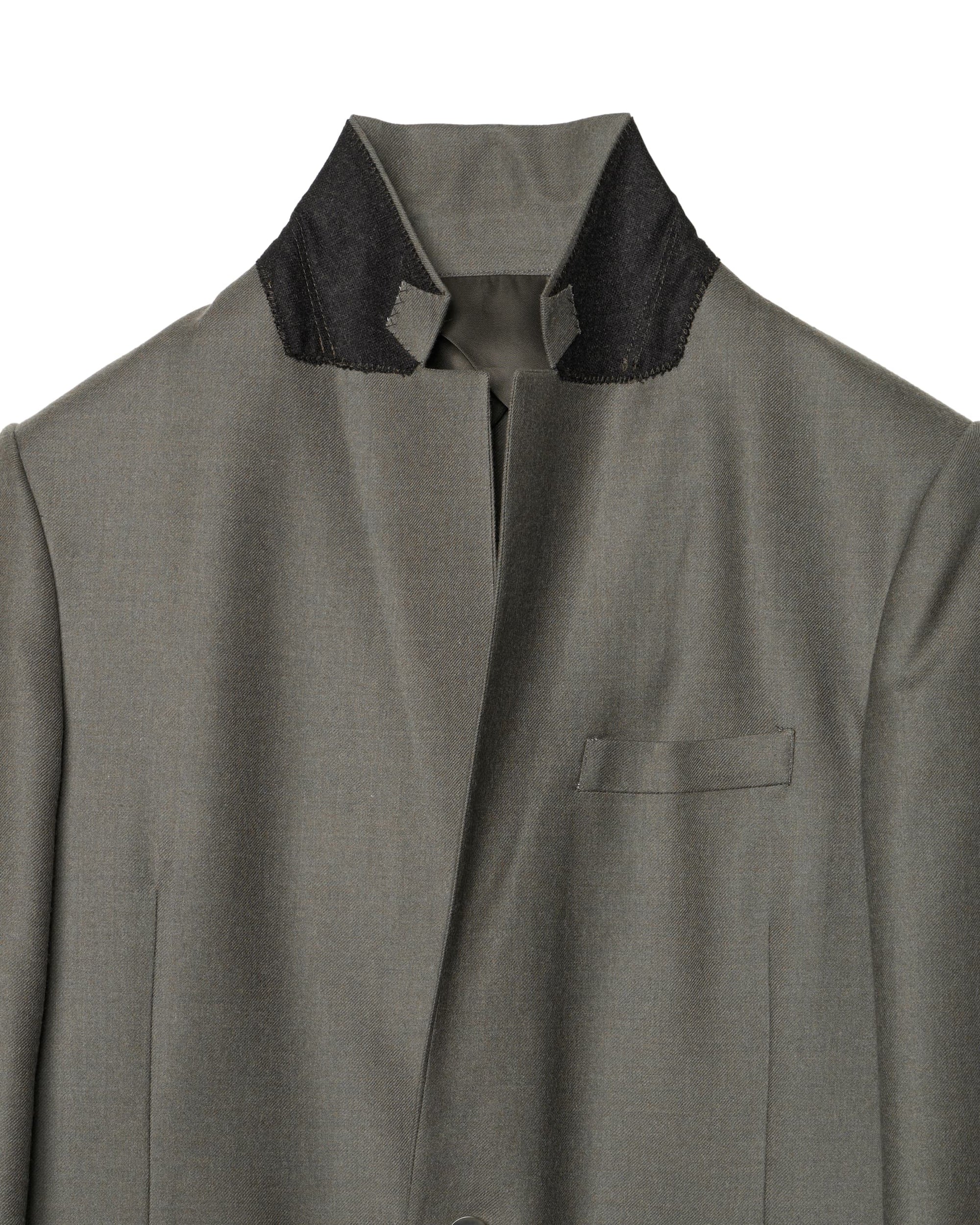NOTCHED LAPEL SINGLE-BREASTED JACKET