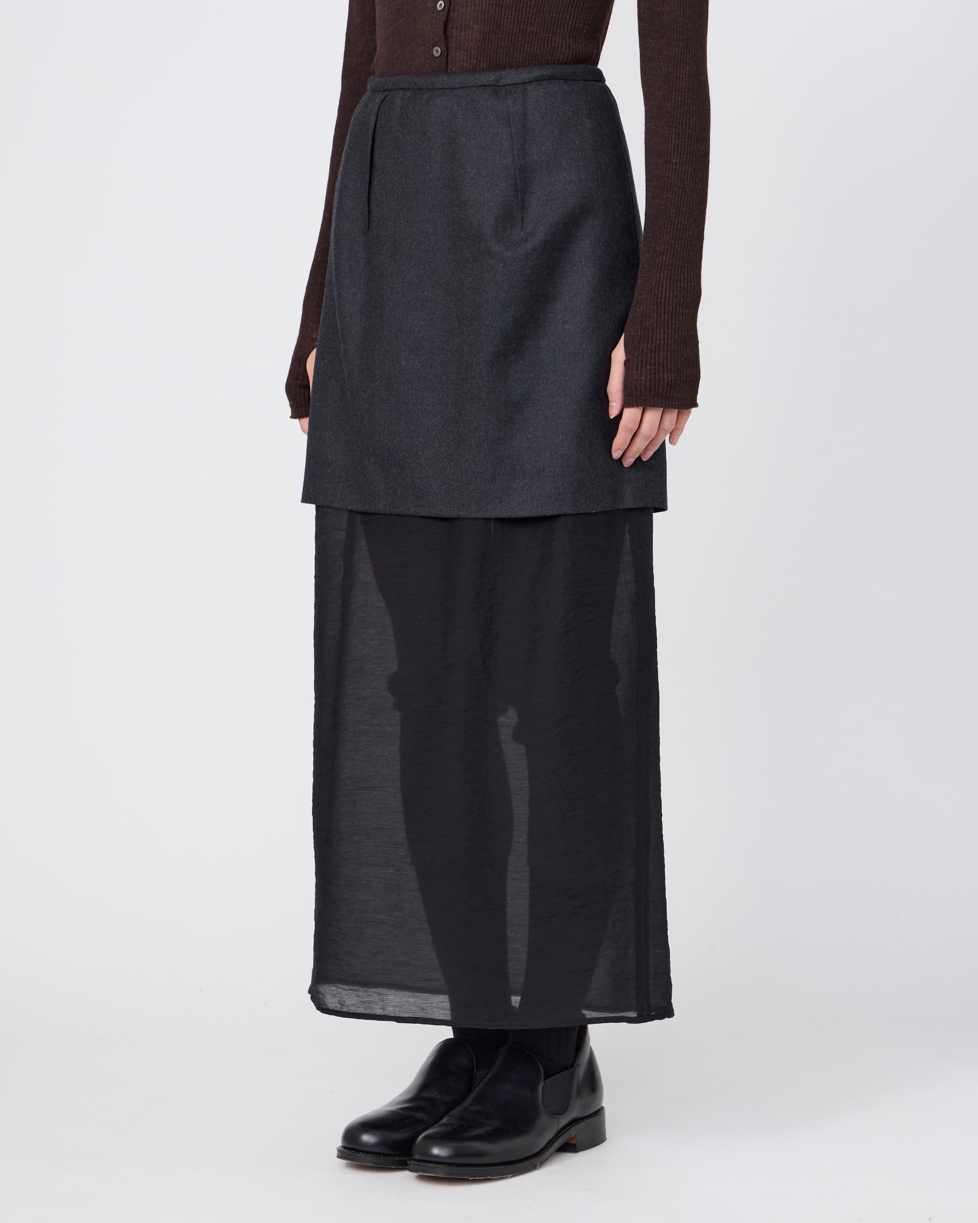 REVERSIBLE STRAIGHT SKIRT