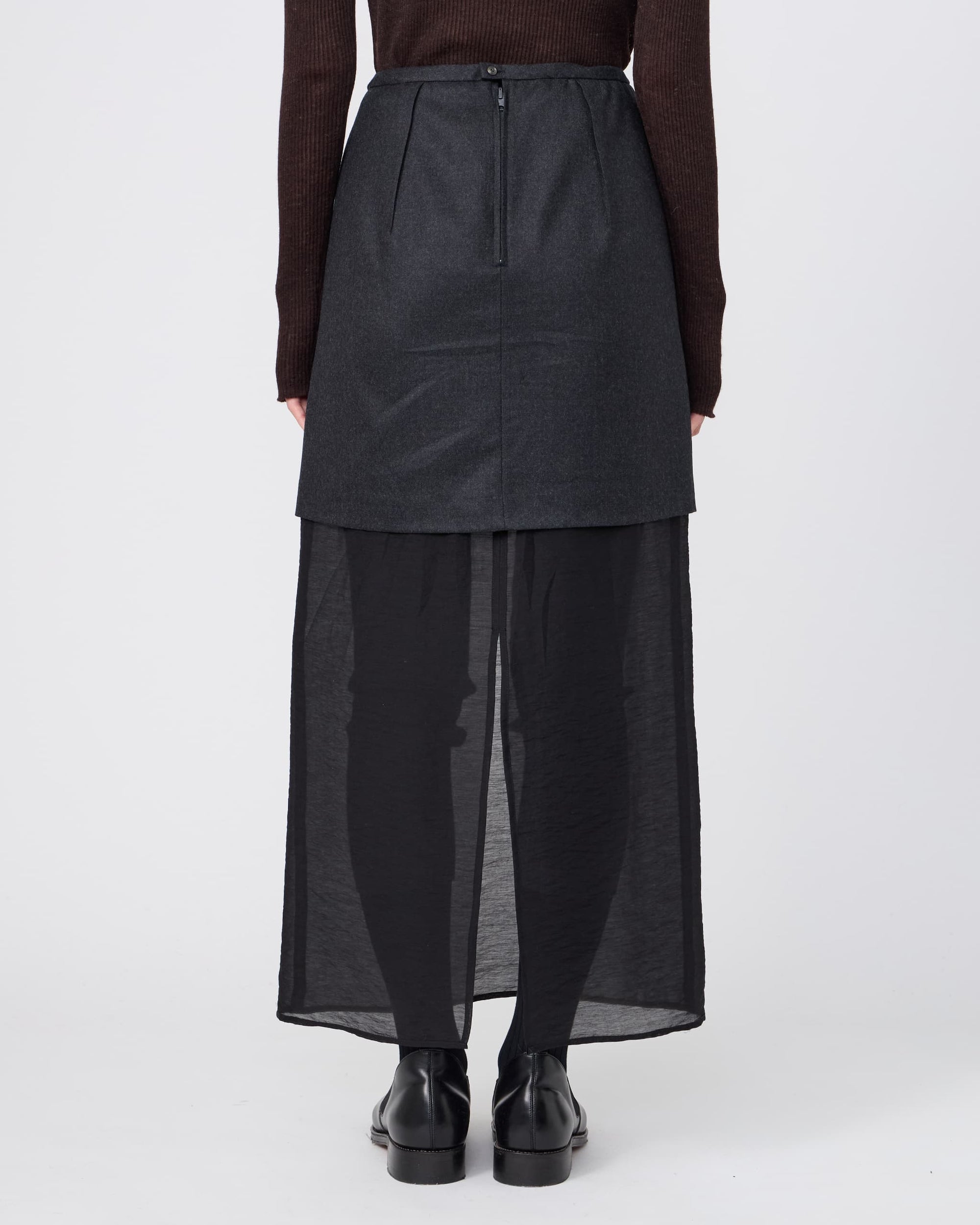 REVERSIBLE STRAIGHT SKIRT
