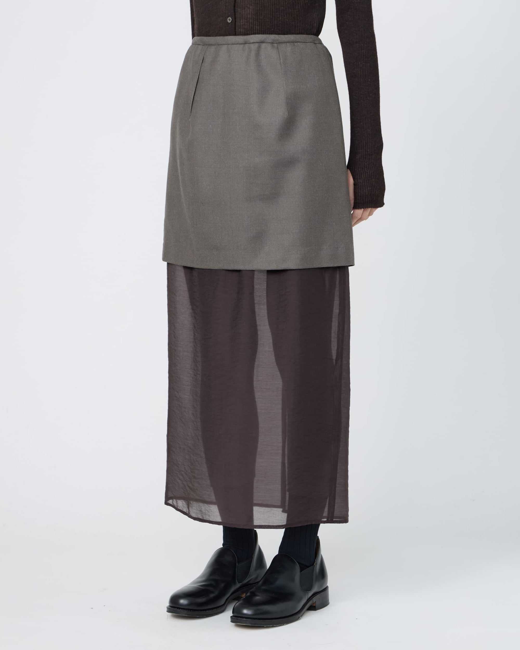 REVERSIBLE STRAIGHT SKIRT