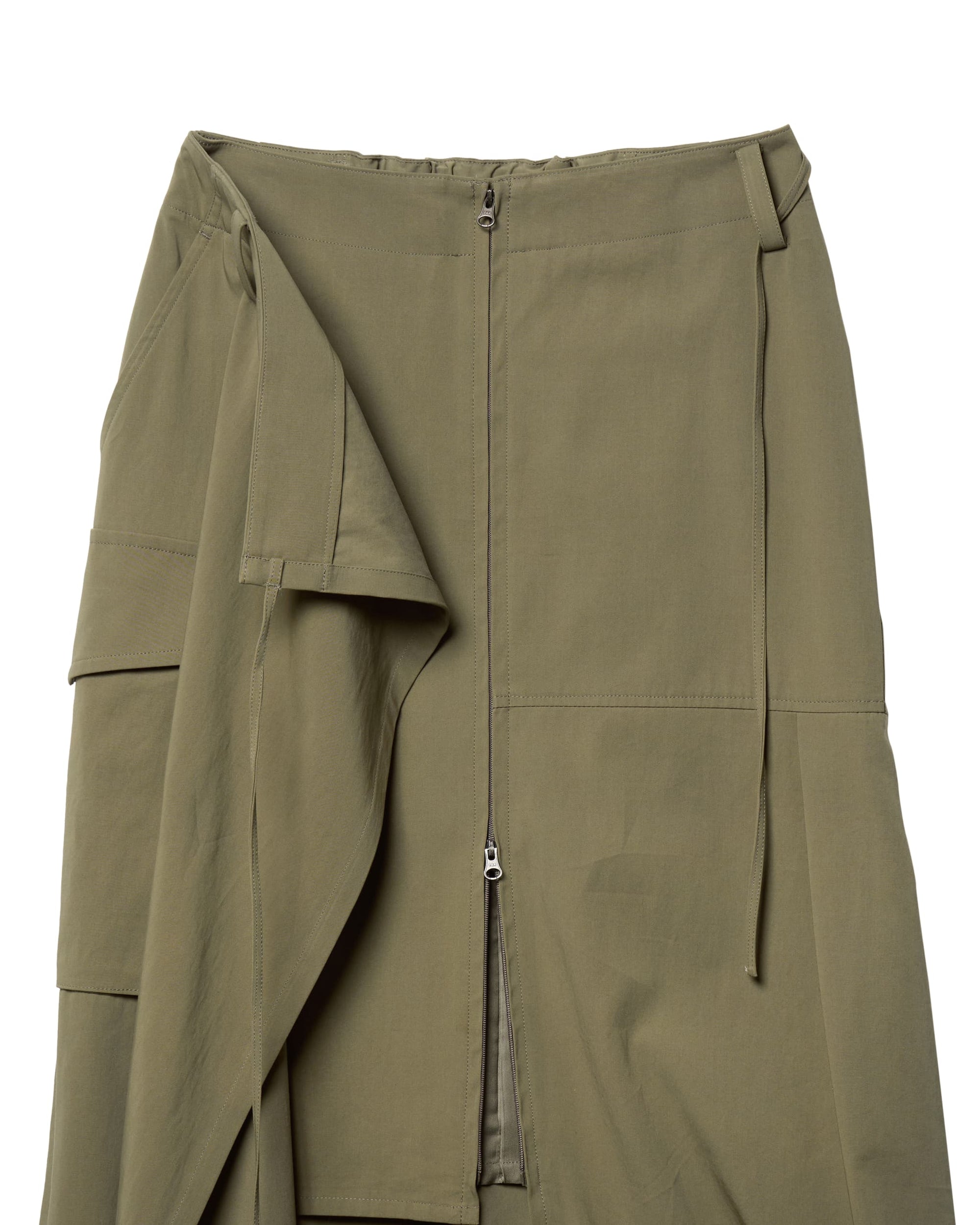 LAYERED WRAP-SKIRT