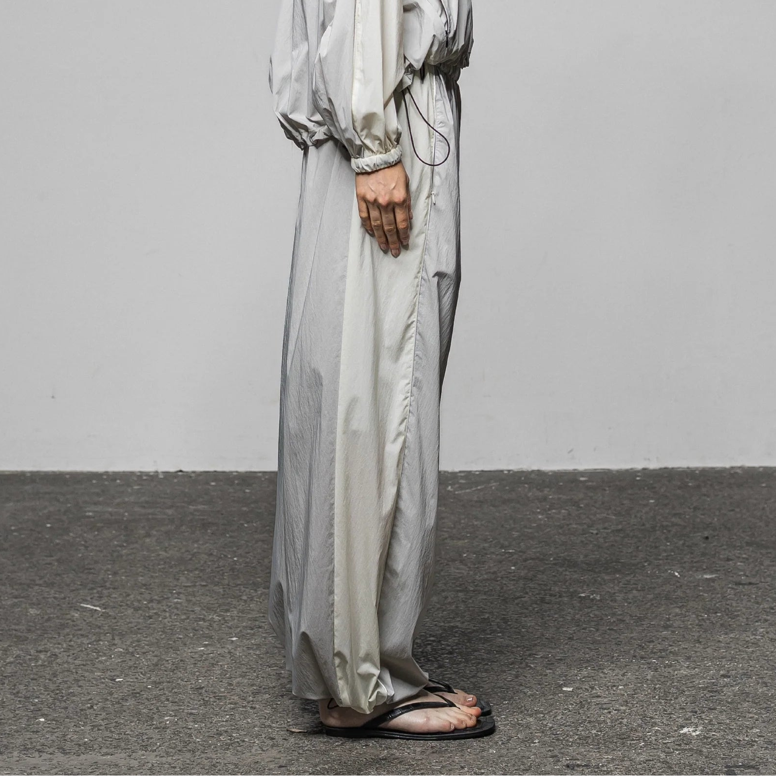 Side stripe parachute pants