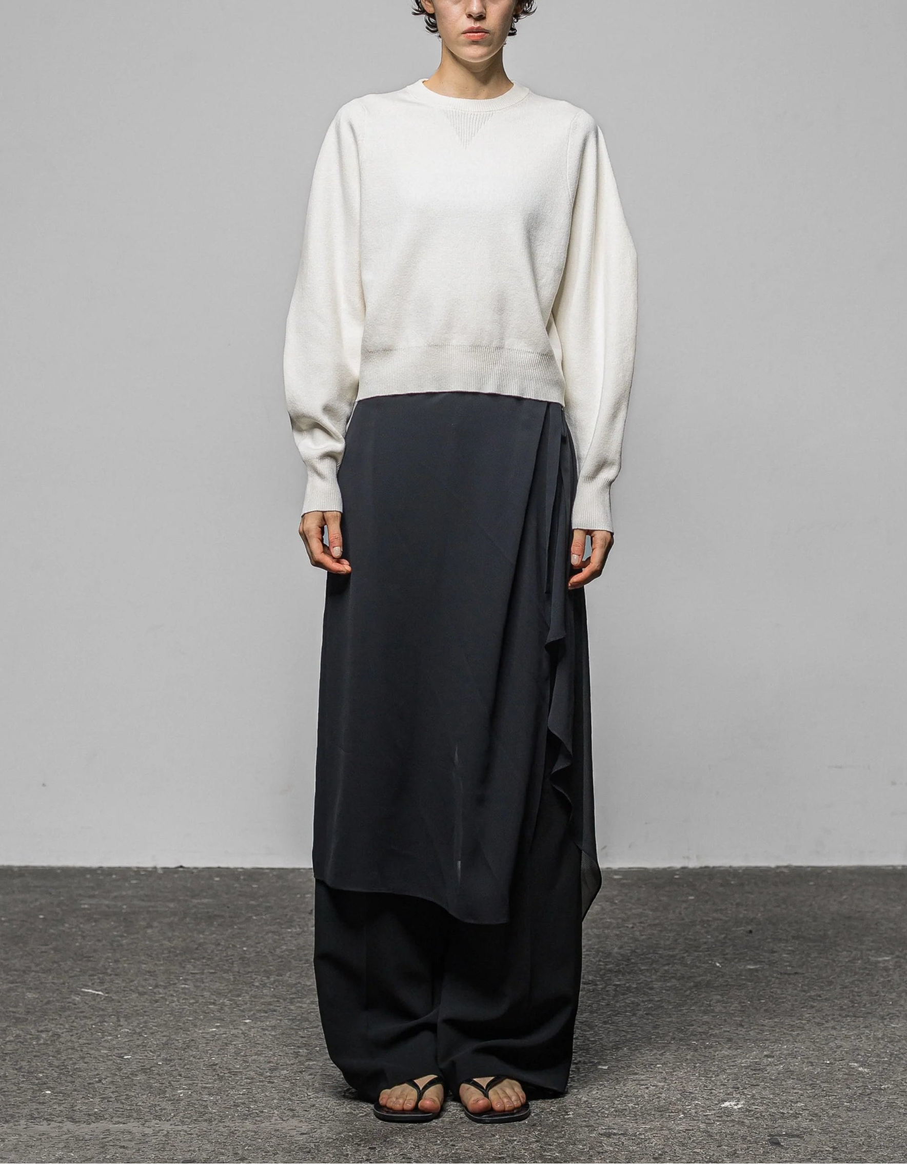 Sheer layered pants