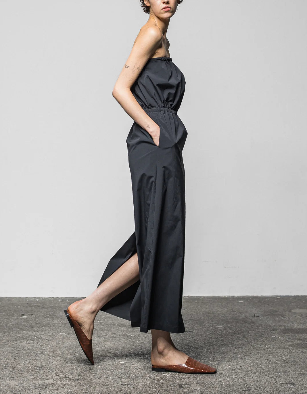 Polyester light layered skirt