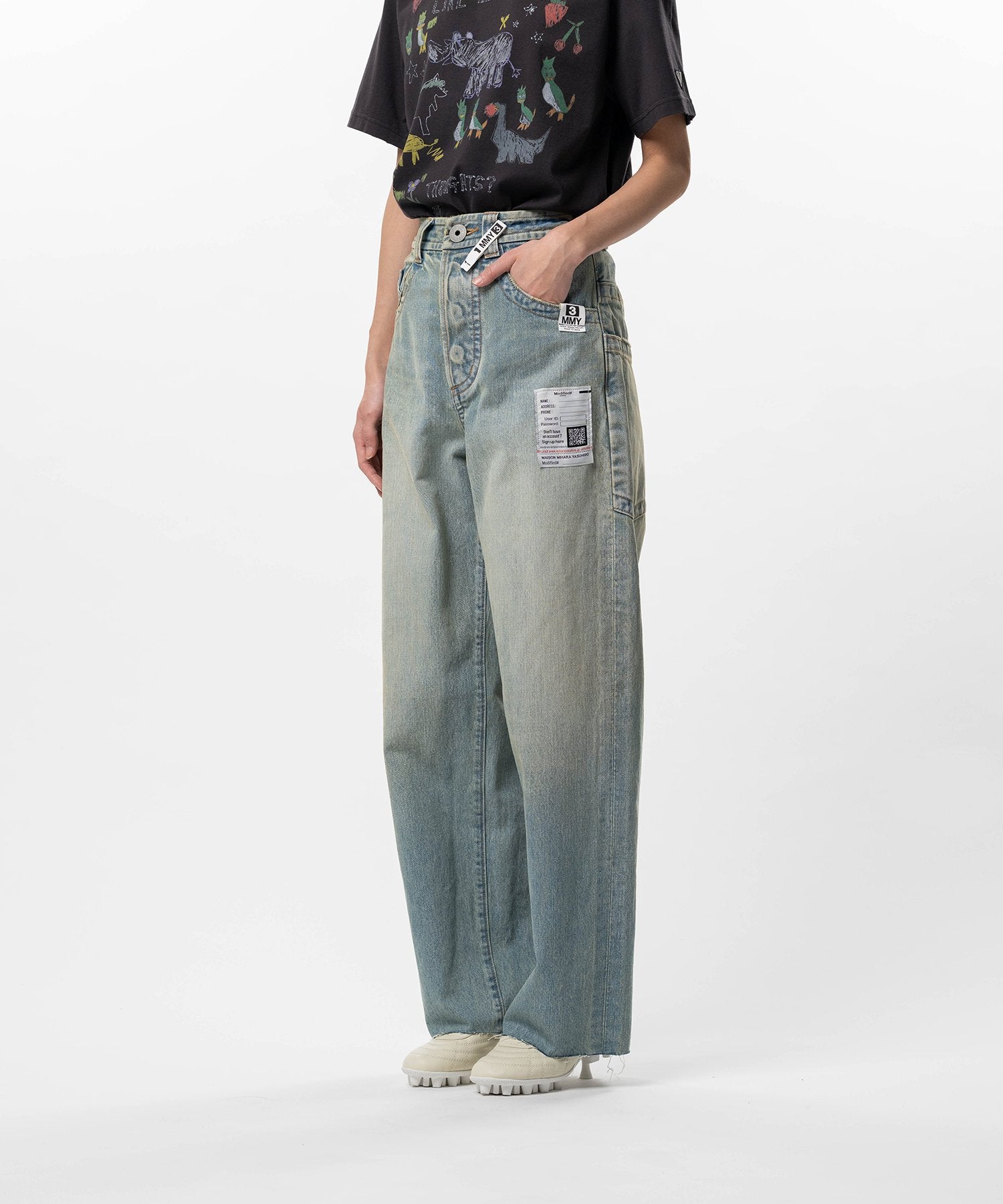 メゾンミハラヤスヒロ Amateur Sawn Denim Pants Maison Mihara Yasuhiro（メゾン ミハラヤスヒロ）| Amateur Sewn Like