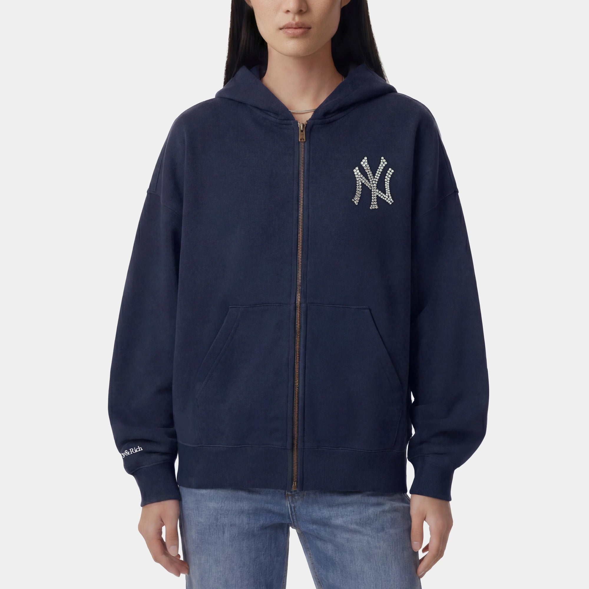Yankees Krystal Zip Hoodie