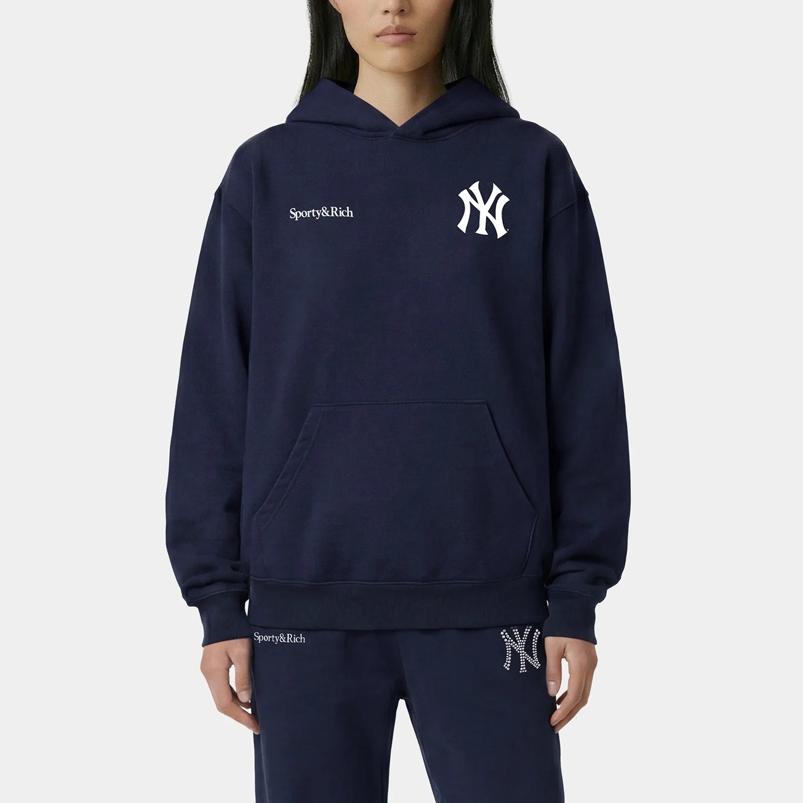 Yankees Curve Hoodie