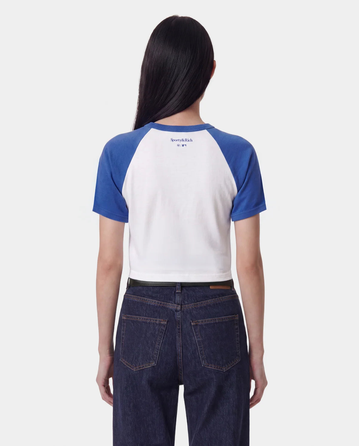 Dodgers Serif Baby Baseball Tee