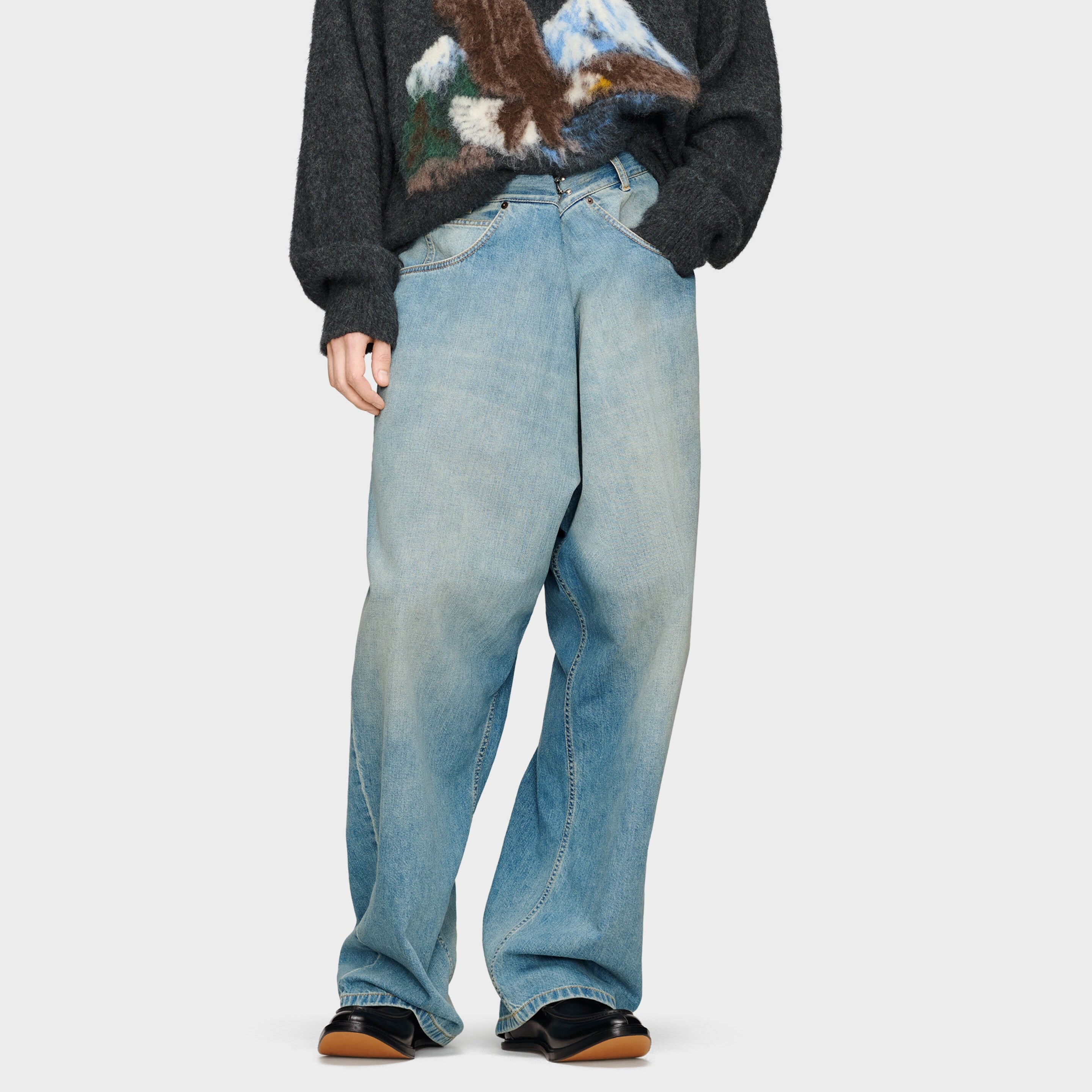 Maison Margiela（メゾン マルジェラ）| ラップ デニムジーンズ – MONA