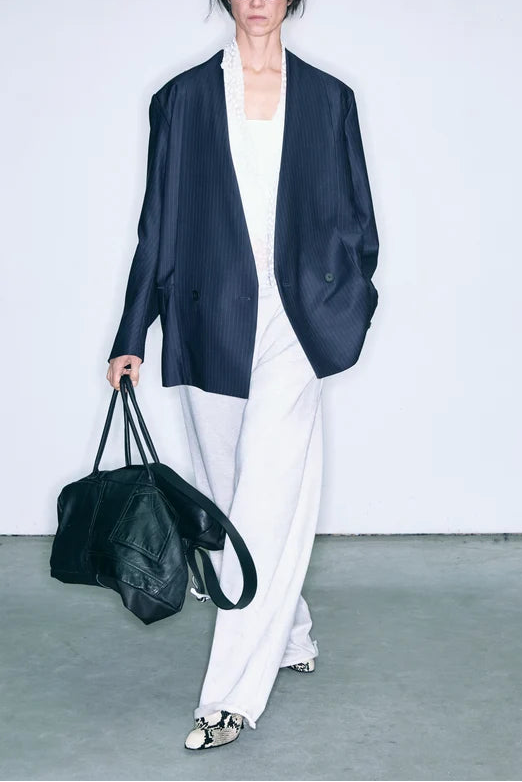 VOLKER navy blue-white stripes