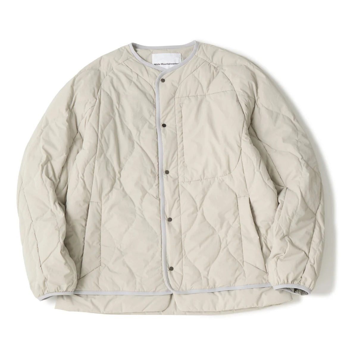 WM×TAION COLLARLESS DOWN JACKET