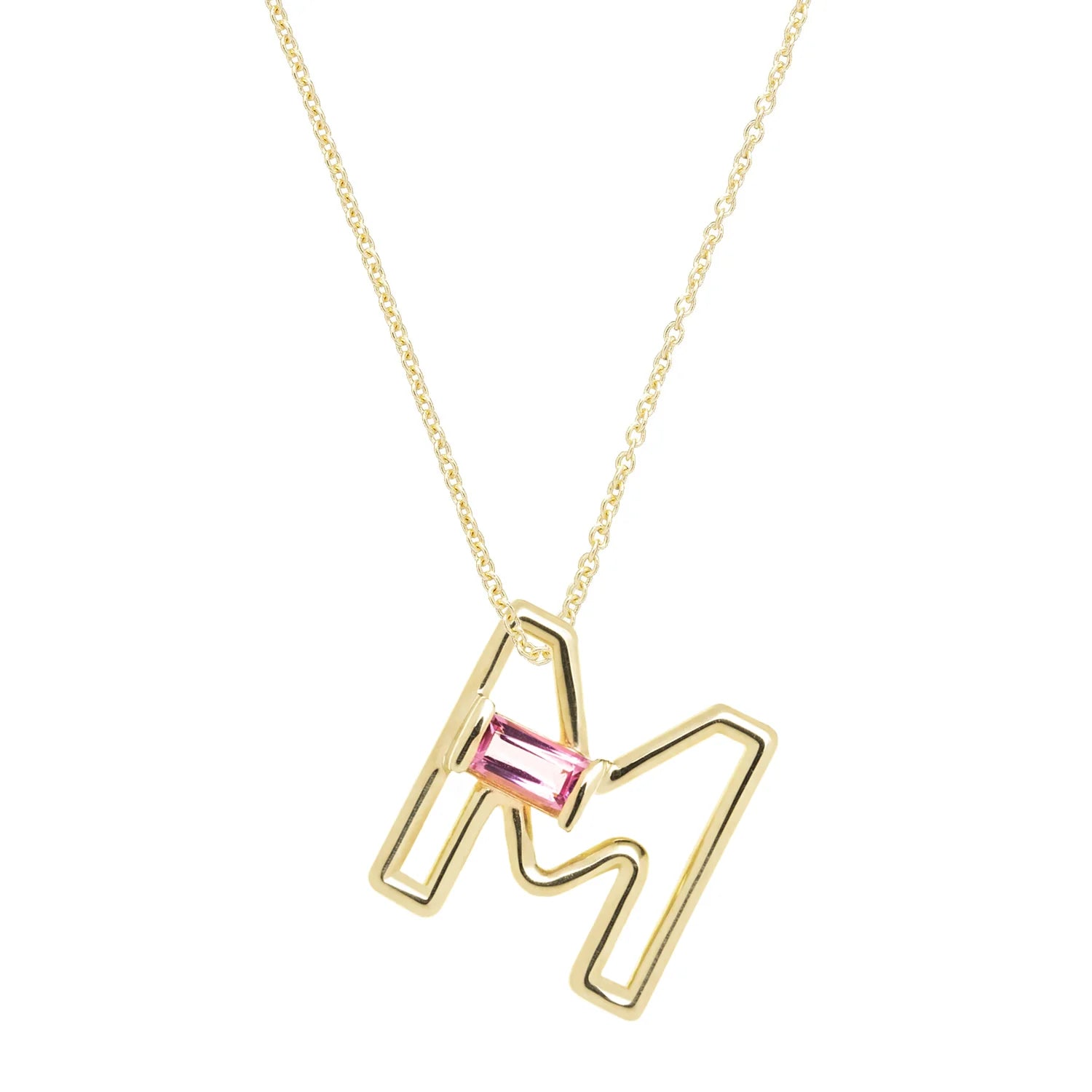 LETRA M TOURMALINE ネックレス