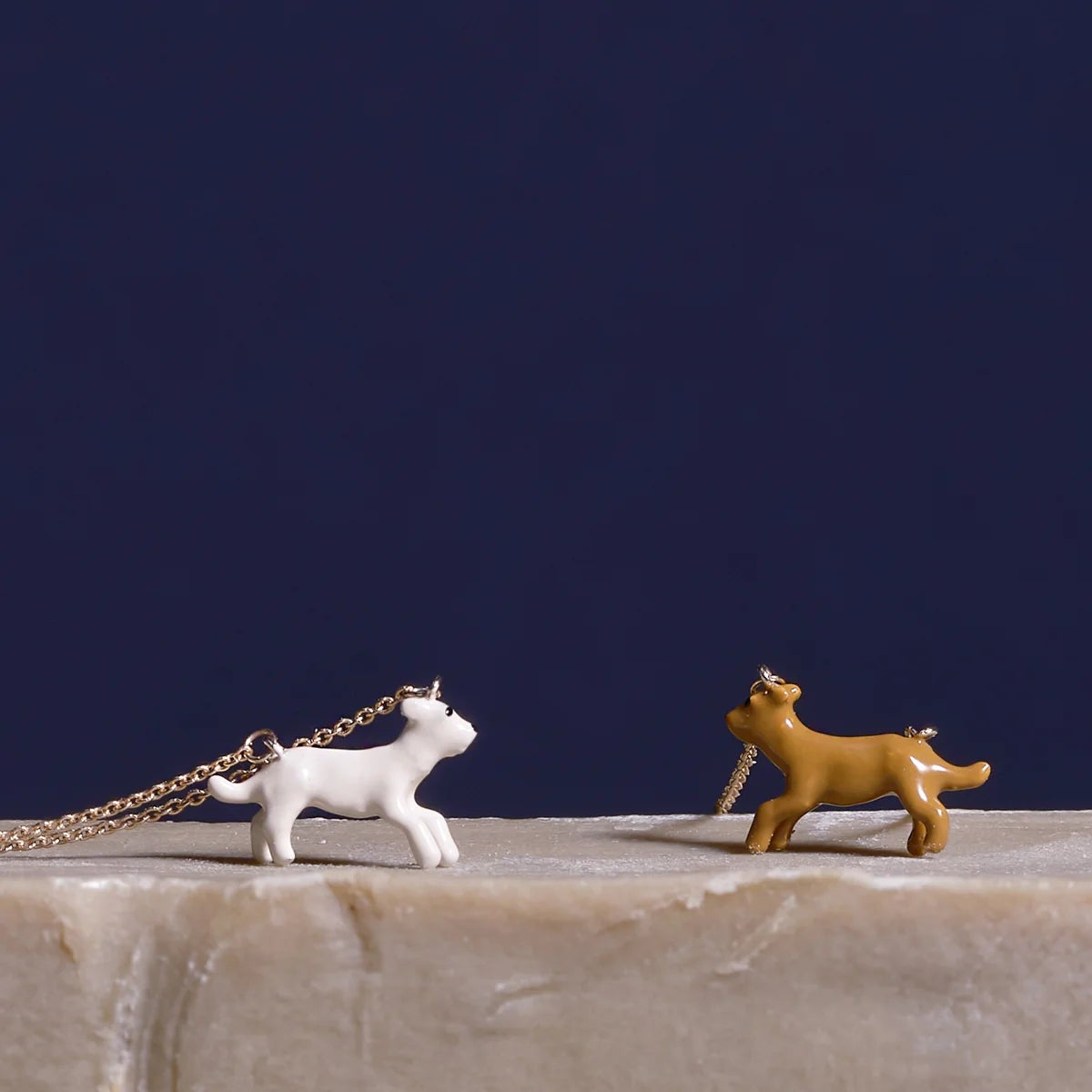DOGGY ENAMEL ネックレス