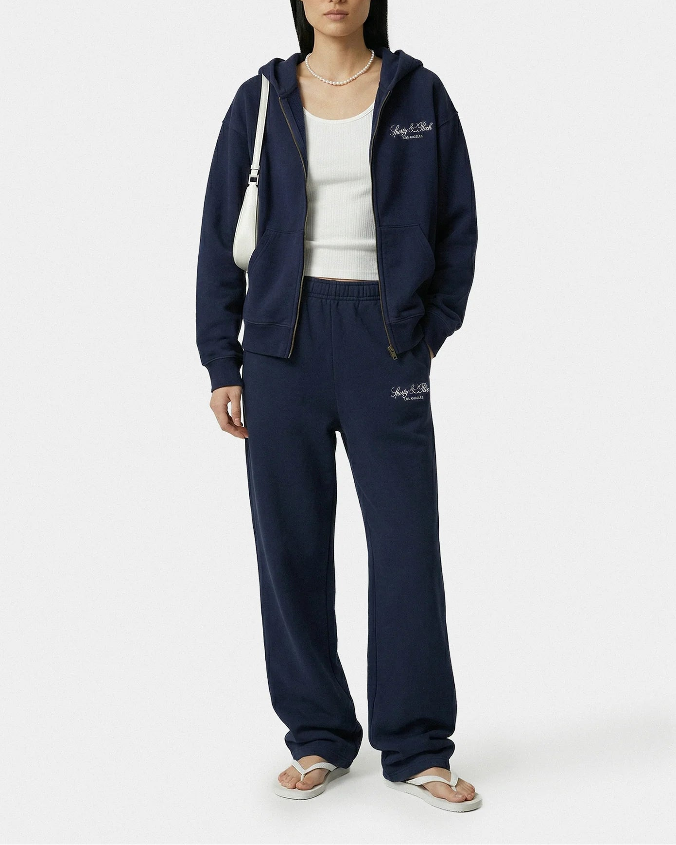 Vendome LA Embroidered Zip Hoodie